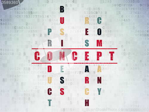 Image of Advertising concept: Concept in Crossword Puzzle
