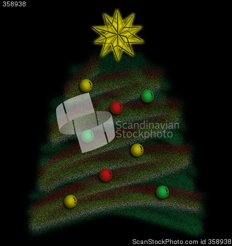 Image of Abstract Christmas Tree