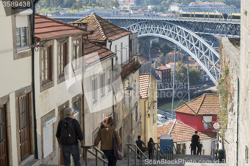 Image of EUROPE PORTUGAL PORTO RIBEIRA OLD TOWN DOURO RIVER