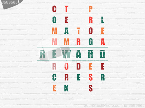 Image of Business concept: Reward in Crossword Puzzle