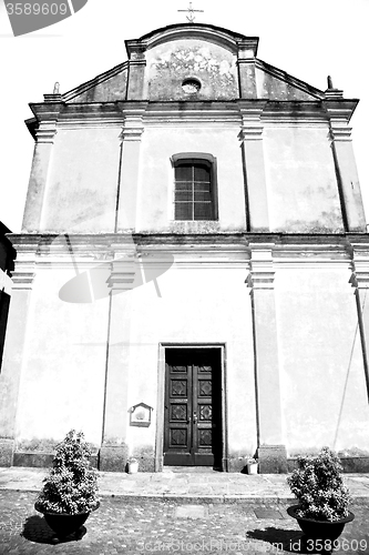 Image of monument old architecture in italy europe milan religion       a