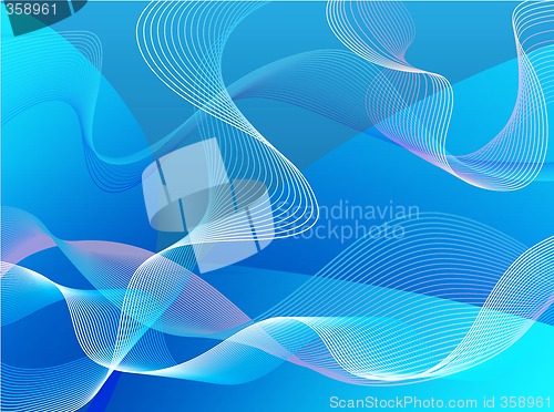 Image of Blue Abstract Background