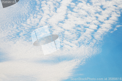 Image of in the sky of italy europe cloudy fluffy cloudscape