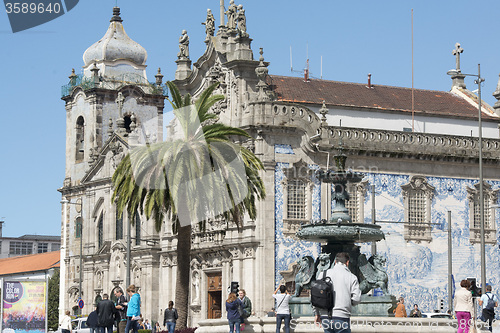 Image of EUROPE PORTUGAL PORTO RIBEIRA OLD TOWN CHURCH