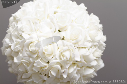 Image of White wedding bouquet