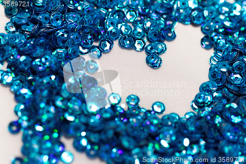 Image of Blue sequin