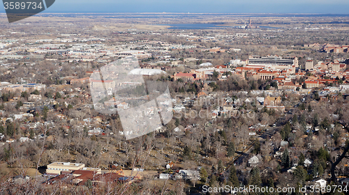 Image of Aerial View of Boulder, Colorado