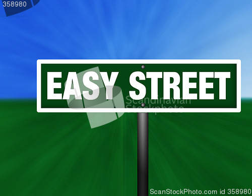 Image of "Easy Street" Street Sign