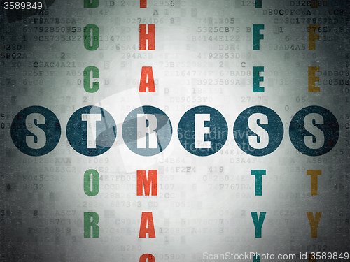 Image of Medicine concept: Stress in Crossword Puzzle