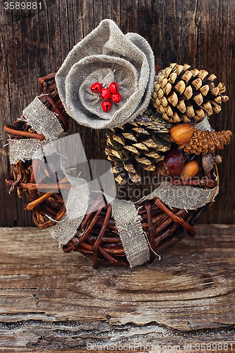 Image of autumn wreath garland