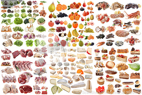 Image of group of food