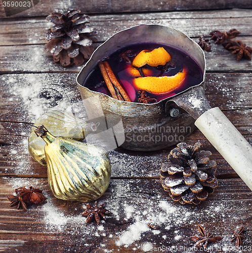 Image of Mulled wine Christmas drink