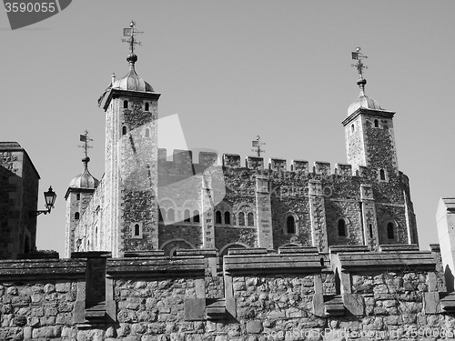 Image of Black and white Tower of London