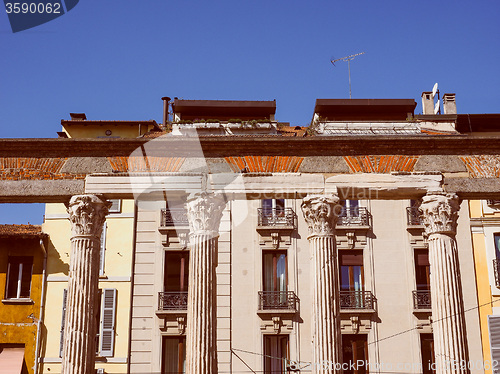 Image of Retro look Colonne di San Lorenzo Milan