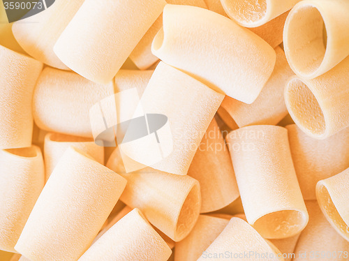 Image of Retro looking Paccheri pasta