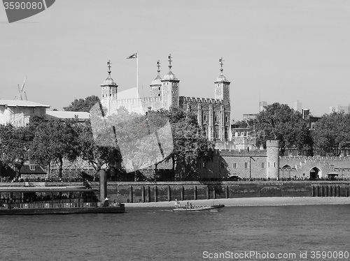 Image of Black and white Tower of London