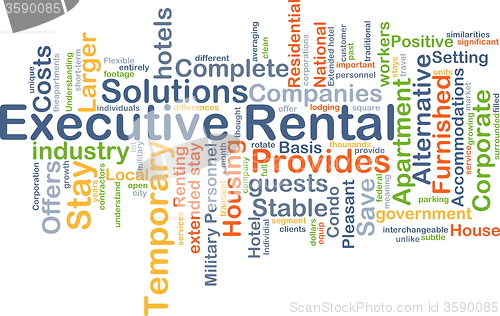 Image of Executive rental background concept