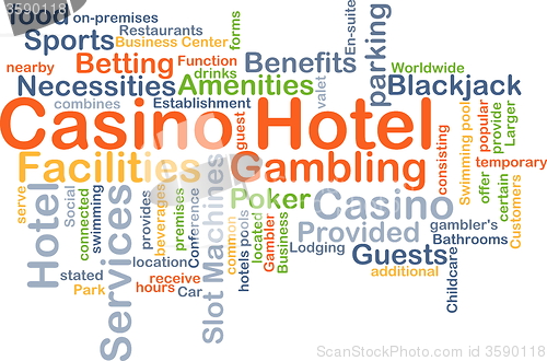 Image of Casino hotel background concept