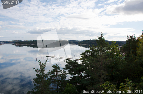 Image of beutiful swedish westcoast idyllic 