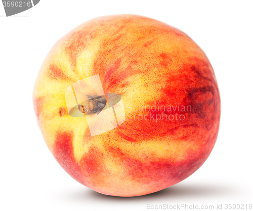 Image of Wholly sideways ripe peach
