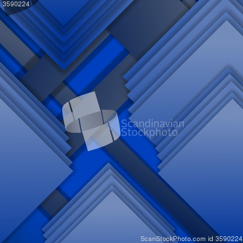 Image of Abstract Elegant Diagonal Blue Background