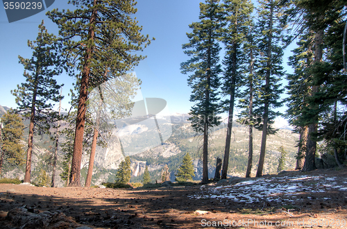 Image of Hiking panaramic train in Yosemite