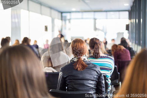 Image of Audience in the lecture hall.