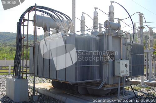 Image of high voltage transformer