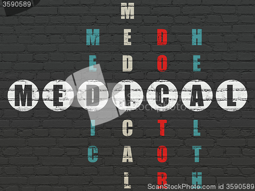 Image of Medicine concept: Medical in Crossword Puzzle