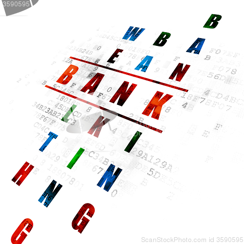 Image of Banking concept: Bank in Crossword Puzzle