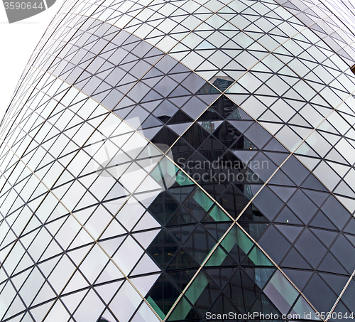 Image of new     building in london skyscraper      financial district an