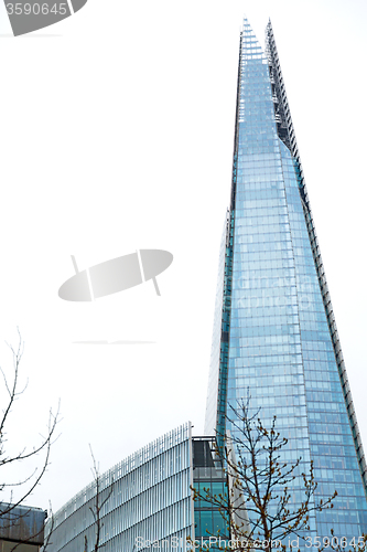 Image of    building in     financial district and   window