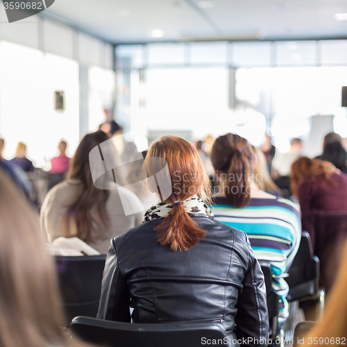 Image of Audience in the lecture hall.