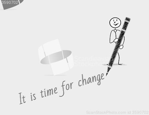 Image of time for change