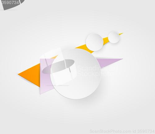 Image of color banner with round elements