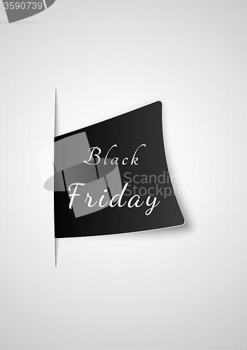 Image of black friday paper inserted into paper