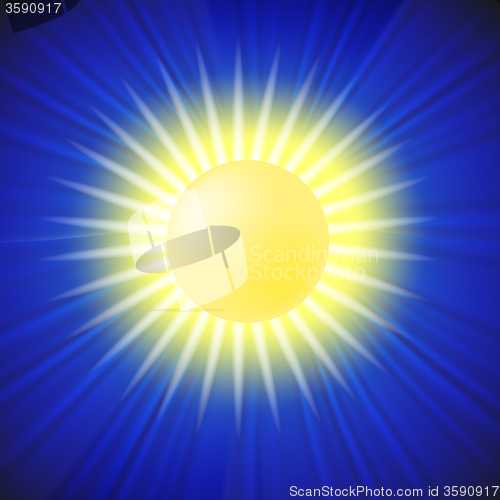 Image of Yellow Sun Icon