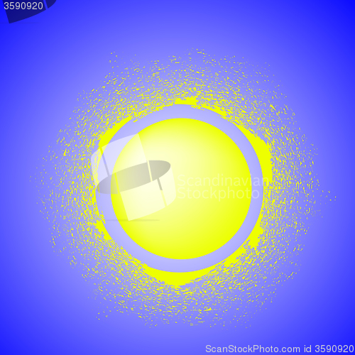 Image of Yellow Sun Icon