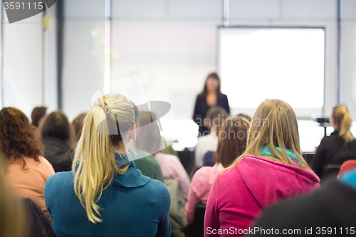 Image of Lecture at university.