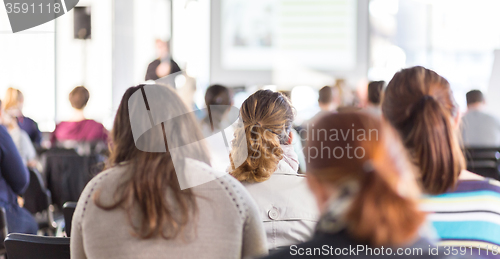 Image of Audience in the lecture hall.