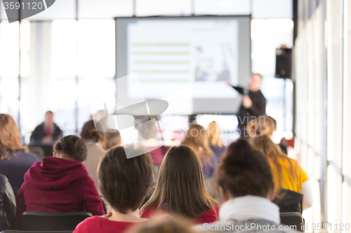 Image of Audience in the lecture hall.