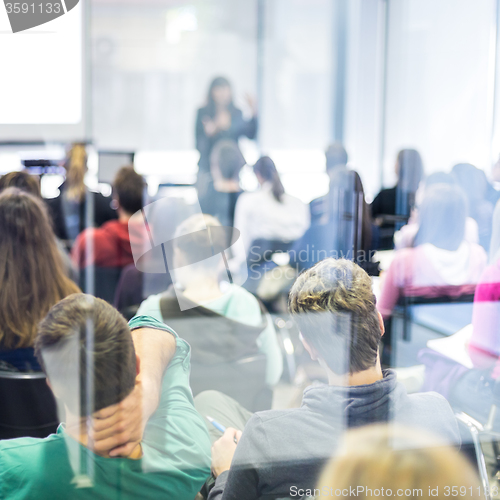 Image of Audience in the lecture hall.