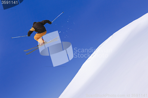 Image of Extreme Skier in the jump