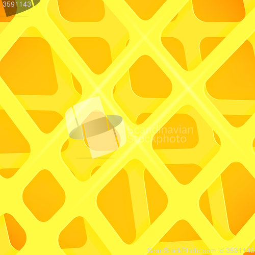 Image of Crossed Lines Abstract Yellow  Cover Background
