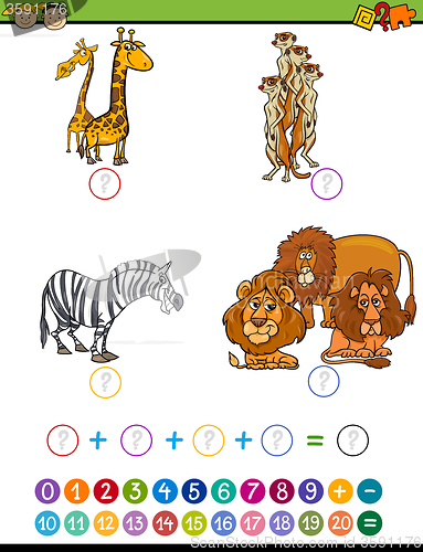 Image of mathematical educational task