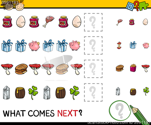 Image of preschool educational pattern task