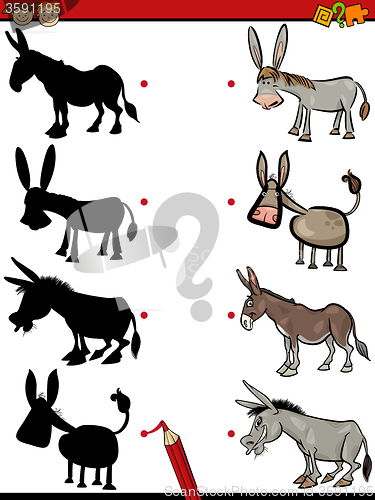 Image of shadow game with donkey