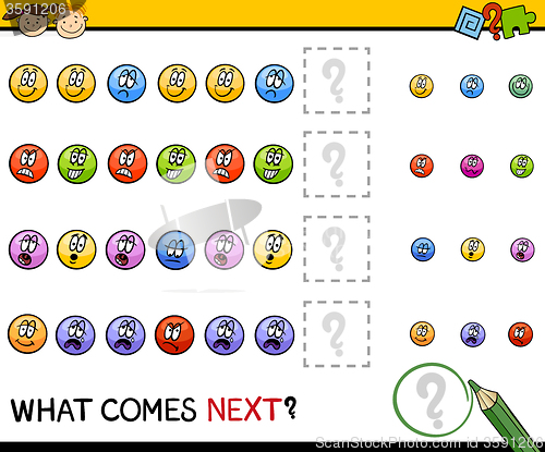 Image of kindergarten pattern task