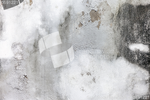 Image of Grungy White Concrete Wall Background