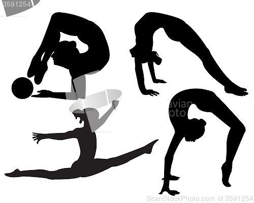 Image of gymnasts